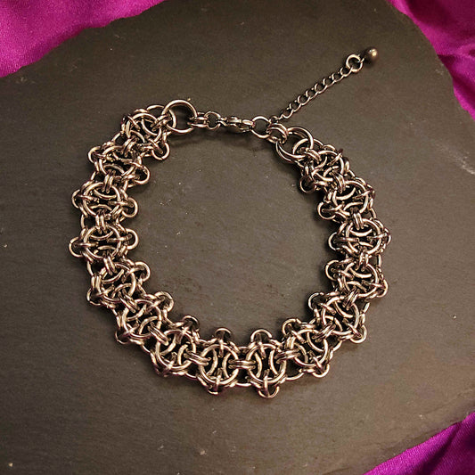 Staggered new dawn cuff bracelet