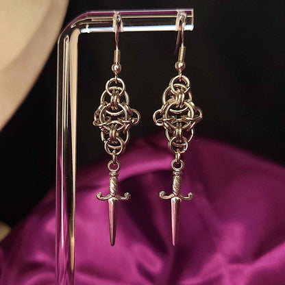 New dawn dagger earrings